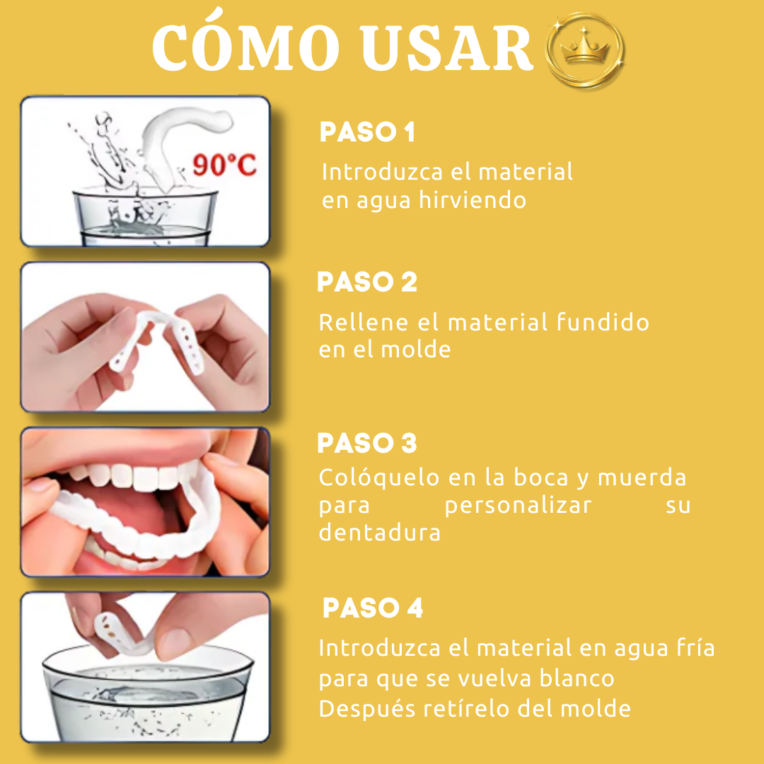 ¡OFERTA DE HOY!⌛CARILLAS DENTALES ADAPTABLES 2X1 +ENVIO GRATIS🏡🚚